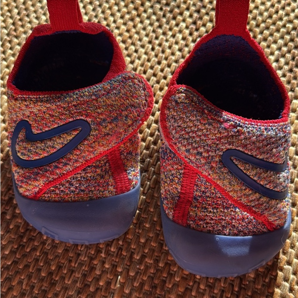 Nike Multicolor Baby Walkers with Red and Blue